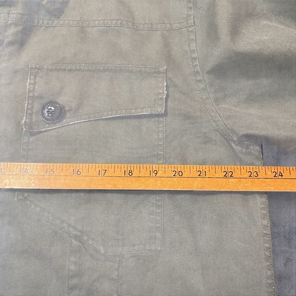 Vintage Y2K Affliction Jacket Men XL Army Green Military Biker Skull Grunge - Picture 7 of 13
